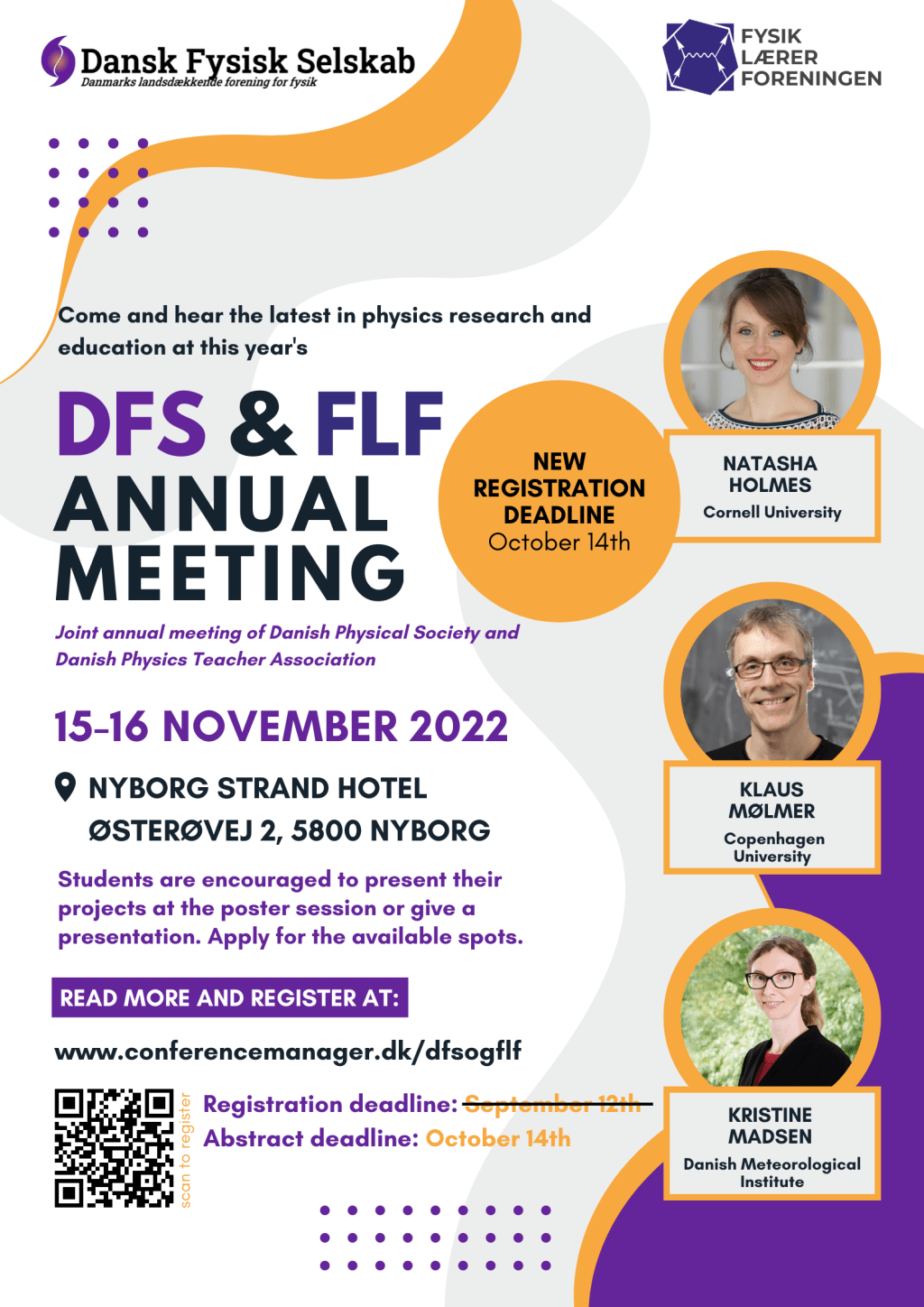 Joint annual meeting of Danish Physical Society and Danish Physics Teacher&nbsp;Association